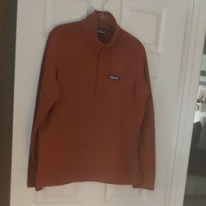 Patagonia Rust Half-Zip Fleece
